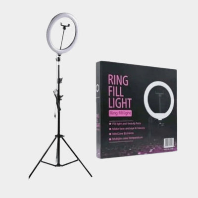 26CM Selfie LED Ring Light with 7ft Tripod Stand Mobile Phone Holder