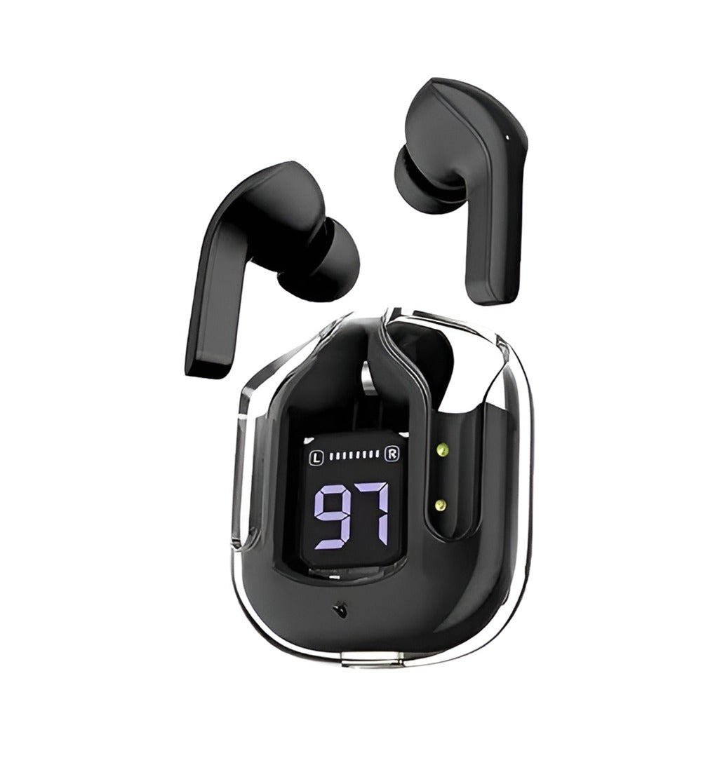 Joyroom AirPods (JR T06s with Silicone Case Led Display ANC Wireless Charging Supported)