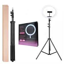 26CM Selfie LED Ring Light with 7ft Tripod Stand Mobile Phone Holder